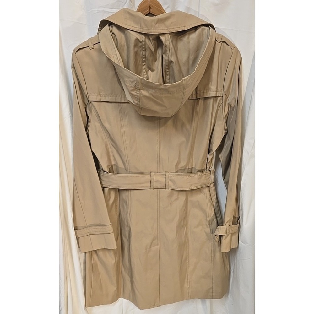 Cole Haan Women's Insulated Trench Coat L Quiet Luxury Old Money - Picture 8 of 9